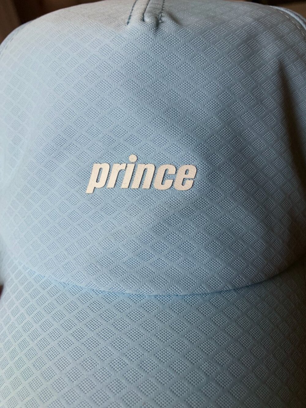 Prince Tennis Adjustable Light blue Microfiber Baseball Hat NWT